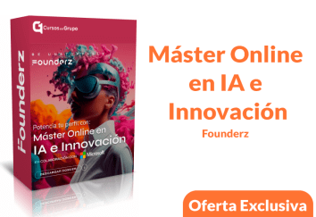 imagen portada Máster Online en IA e Innovación - Founderz