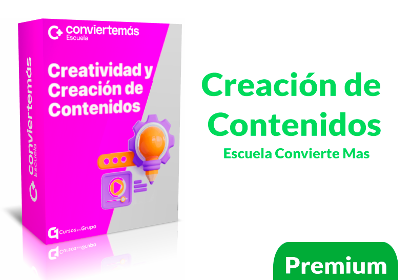 You are currently viewing Curso Creación de Contenidos – Escuela Convierte Mas